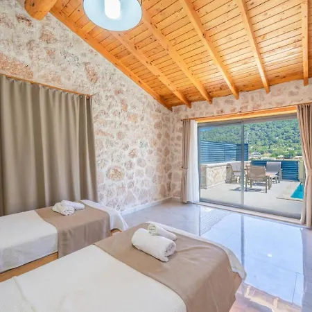Saribelen 2 Bedroom With Private Pool Hot Tub Villa Kalkan
